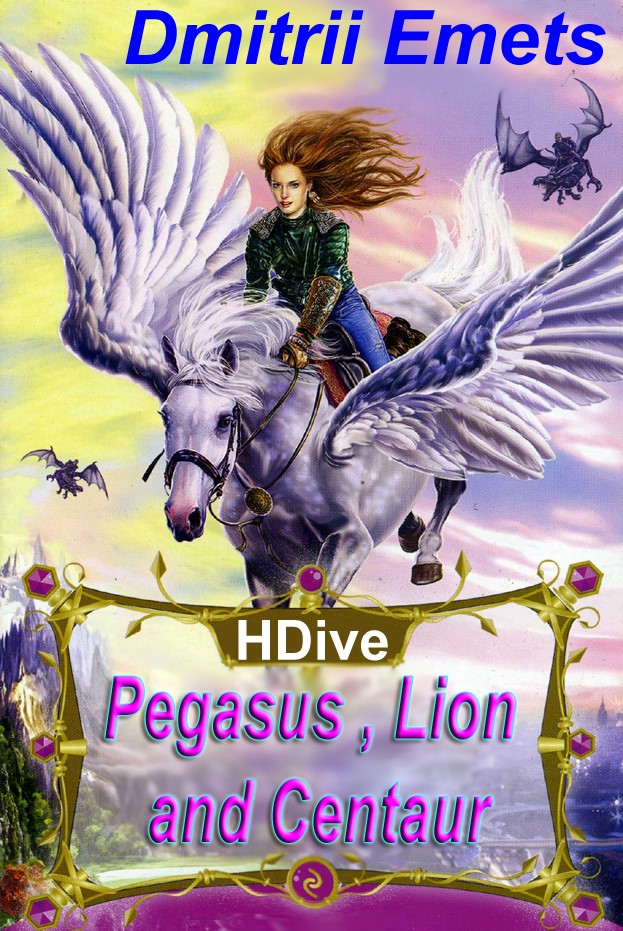 Pegasus, Lion, and Centaur