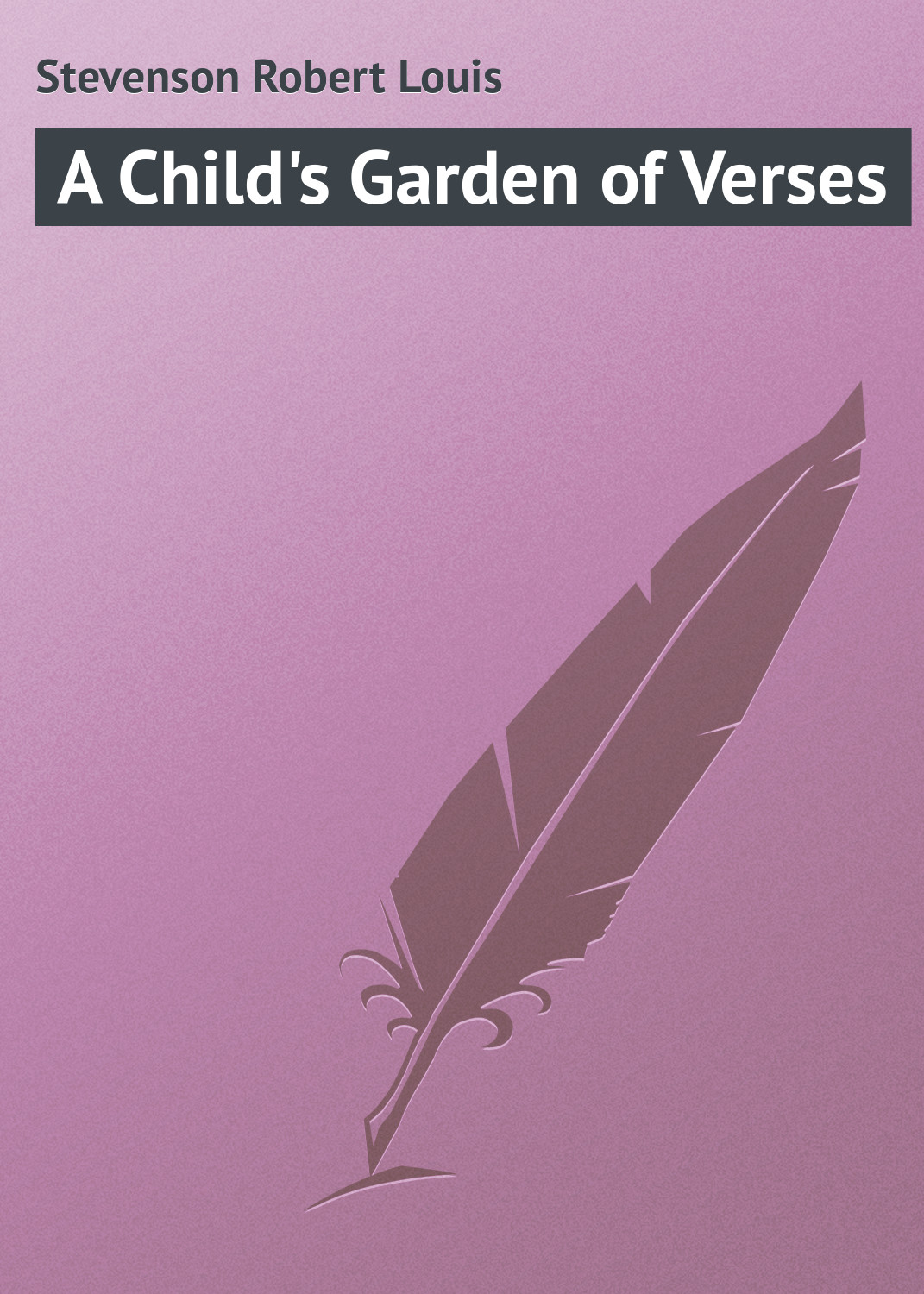 Книга A Child's Garden of Verses из серии , созданная Robert Stevenson, может относится к жанру Поэзия, Зарубежная классика, Зарубежные стихи. Стоимость электронной книги A Child's Garden of Verses с идентификатором 23147187 составляет 5.99 руб.