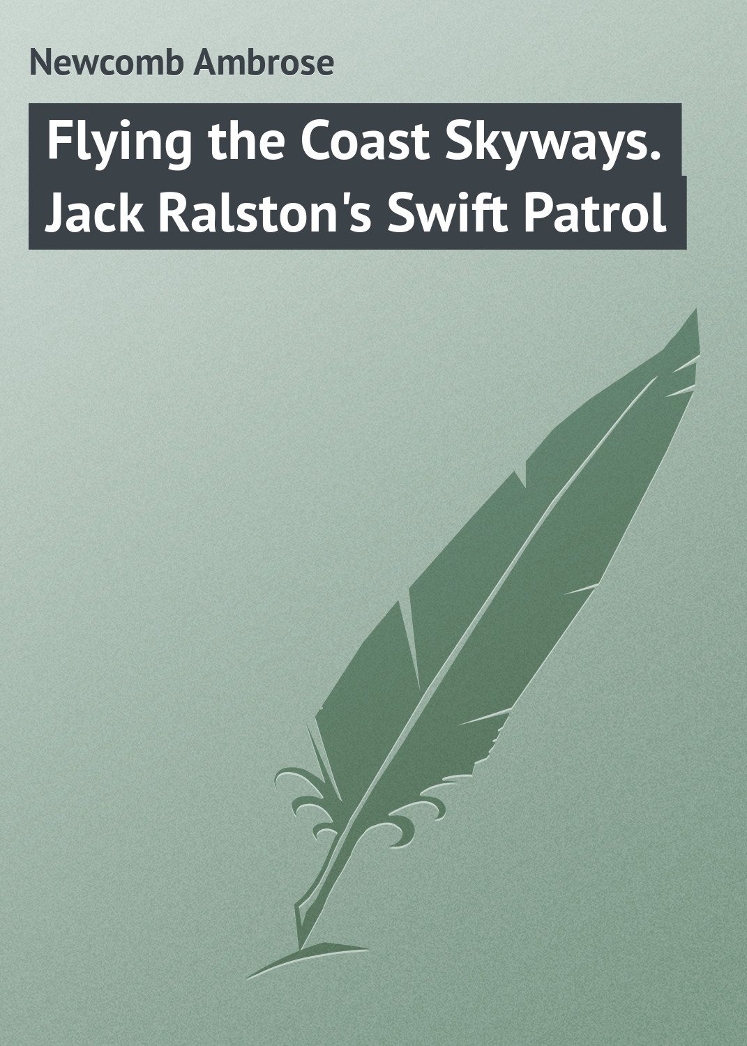 Flying the Coast Skyways. Jack Ralston's Swift Patrol