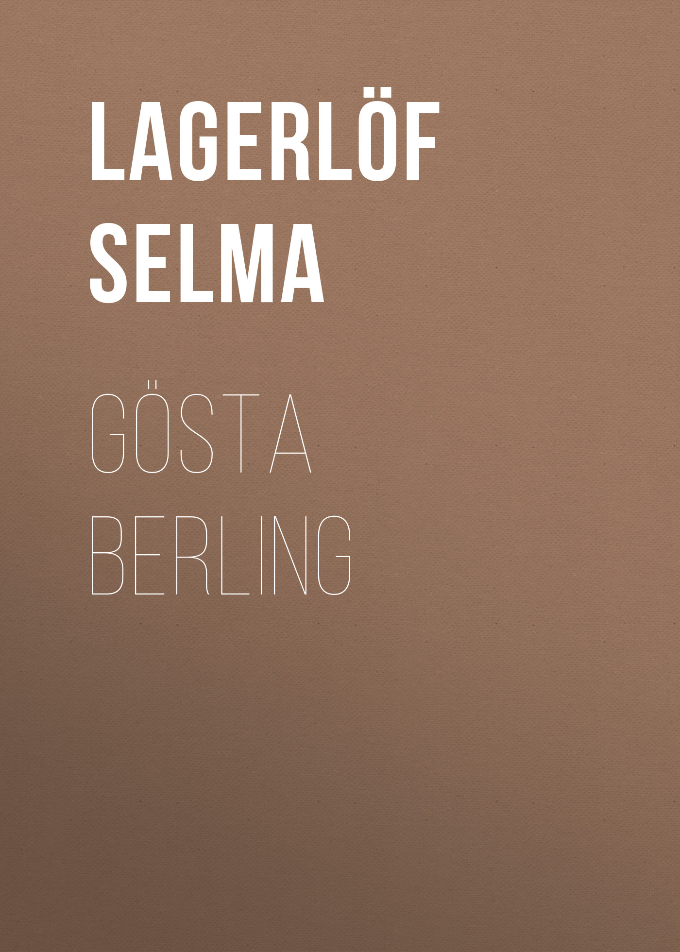 Книга Gösta Berling из серии , созданная Selma Lagerlöf, может относится к жанру Зарубежная старинная литература, Зарубежная классика. Стоимость электронной книги Gösta Berling с идентификатором 25229684 составляет 0 руб.