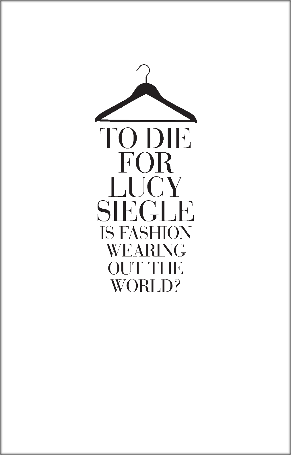 Книга To Die For: Is Fashion Wearing Out the World? из серии , созданная Lucy Siegle, может относится к жанру Зарубежная деловая литература. Стоимость электронной книги To Die For: Is Fashion Wearing Out the World? с идентификатором 39756281 составляет 738.32 руб.