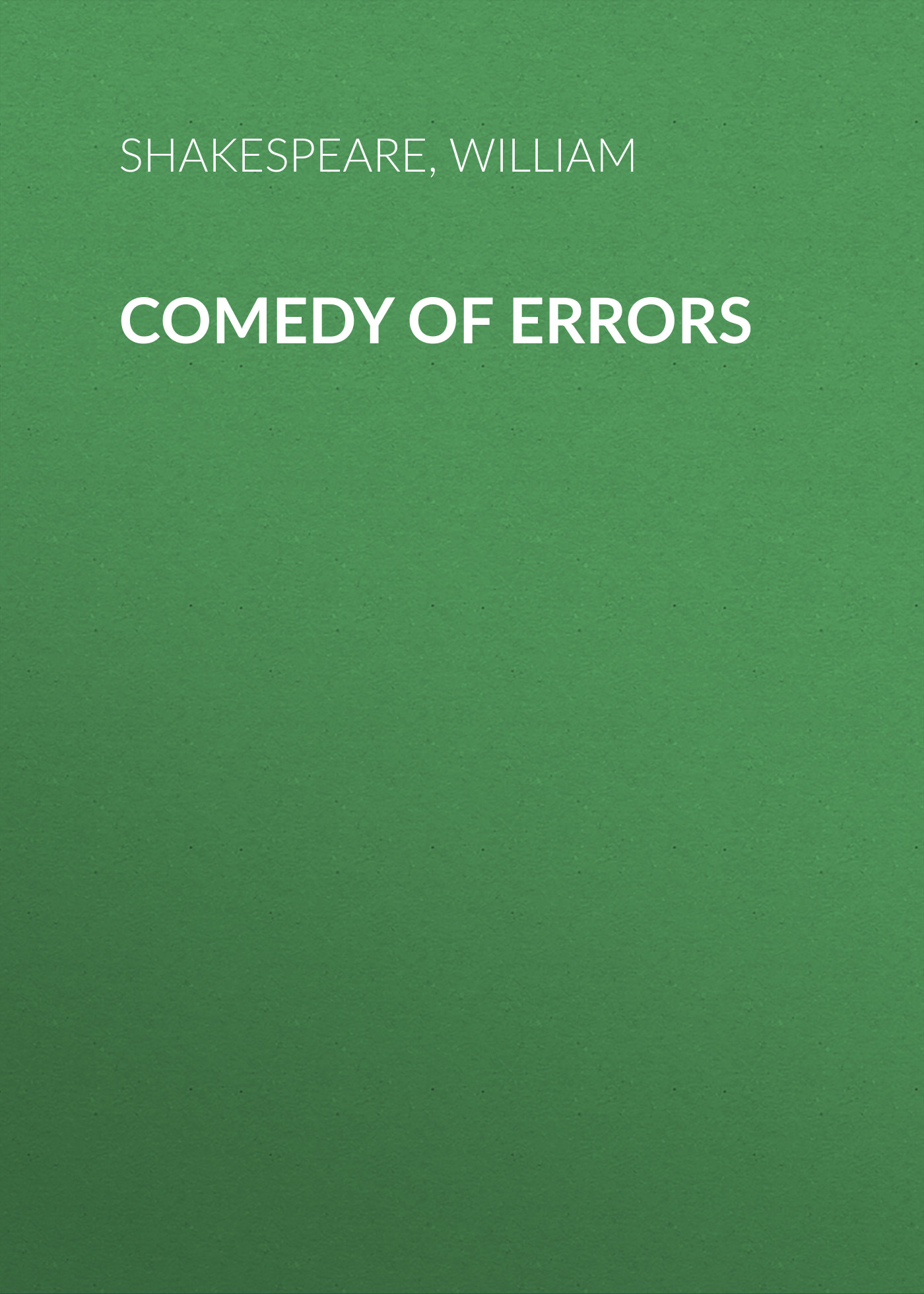 Comedy of Errors