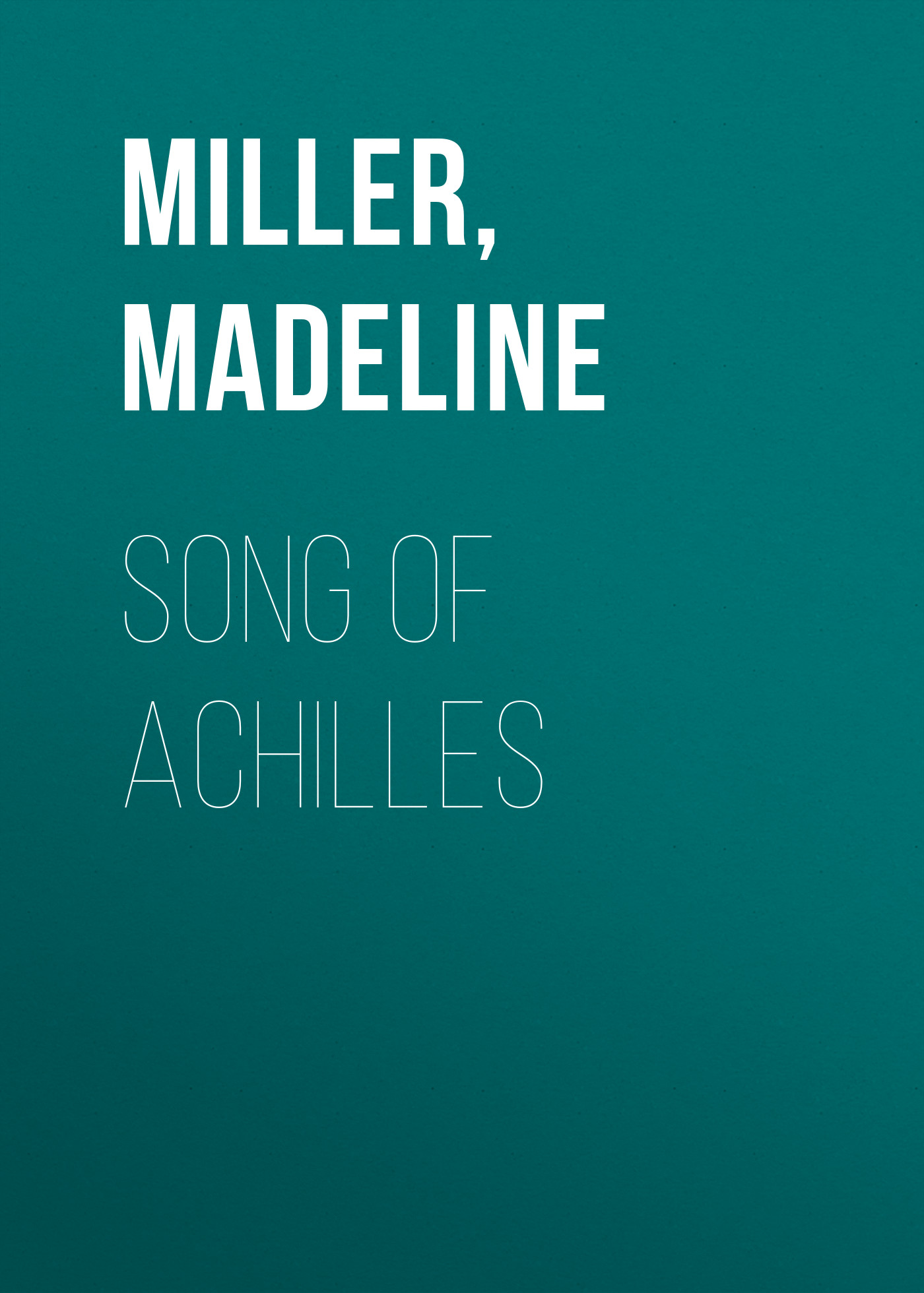 Song of Achilles