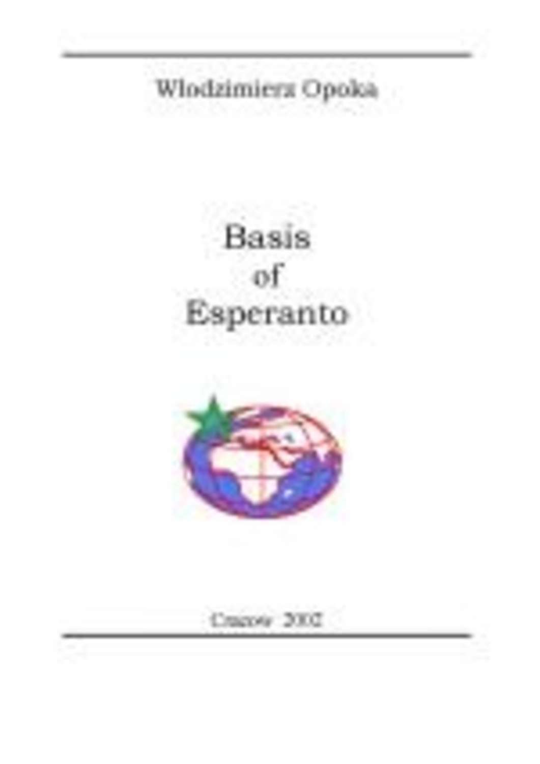 

Basis of Esperanto