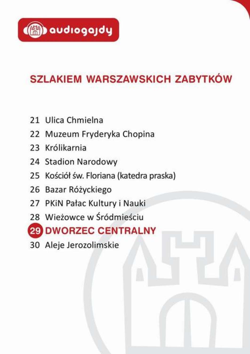 Dworzec Centralny. Szlakiem warszawskich zabytków