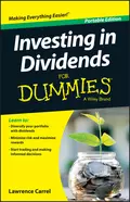 Investing In Dividends For Dummies - Lawrence  Carrel