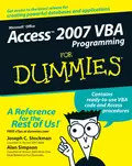 Access 2007 VBA Programming For Dummies - Alan  Simpson