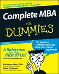 Complete MBA For Dummies - Peter  Economy