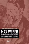 Max Weber - Stephen  Kalberg