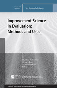 Improvement Science in Evaluation: Methods and Uses