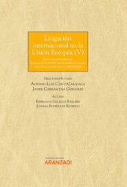 Litigación Internacional en la Unión Europea V