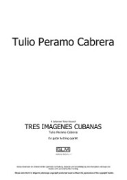 Tres Imágenes Cubanas
