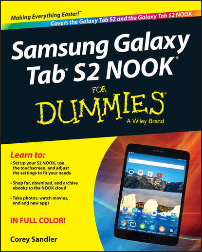 Corey  Sandler - Samsung Galaxy Tab S2 NOOK For Dummies