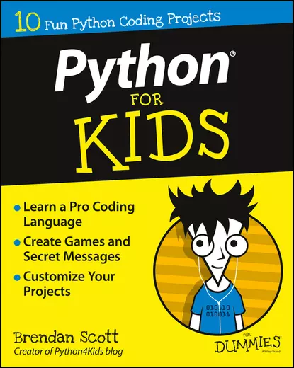 Обложка книги Python For Kids For Dummies, Brendan  Scott