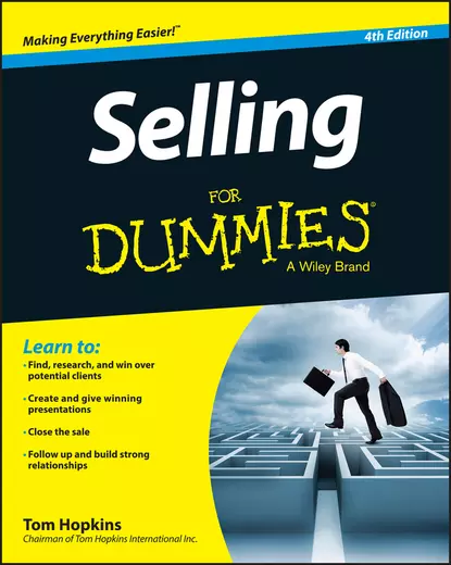 Обложка книги Selling For Dummies, Tom  Hopkins