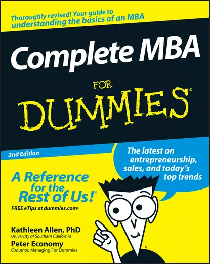 Обложка книги Complete MBA For Dummies, Peter  Economy