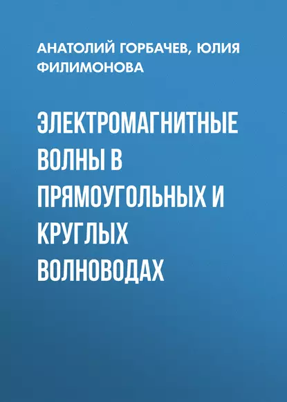 Обложка книги Электромагнитные волны в прямоугольных и круглых волноводах, Ю. О. Филимонова