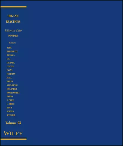 Обложка книги Organic Reactions, Volume 93, Scott E. Denmark