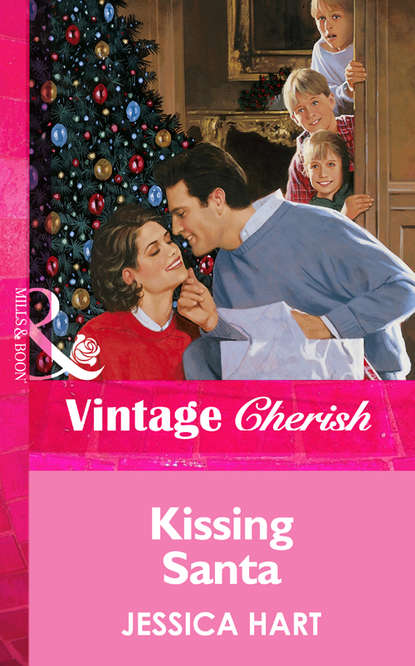 Jessica Hart - Kissing Santa