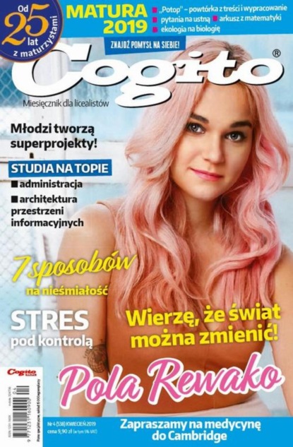

Cogito nr 4 (538) KWIECIEŃ 2019