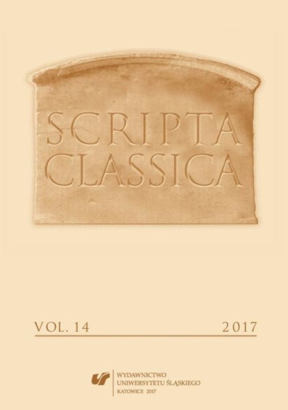 

„Scripta Classica" 2017. Vol. 14