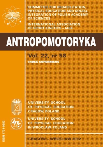 

ANTROPOMOTORYKA NR 58-2012