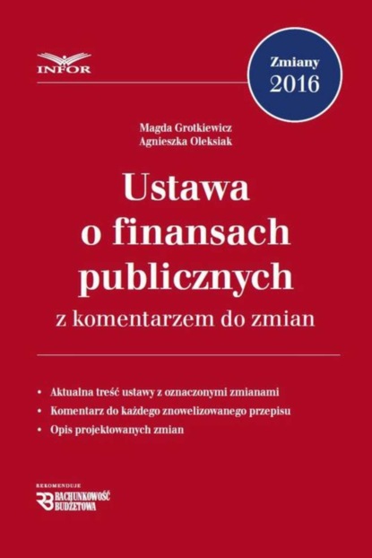 

Ustawa o finansach publicznych z komentarzem do zmian