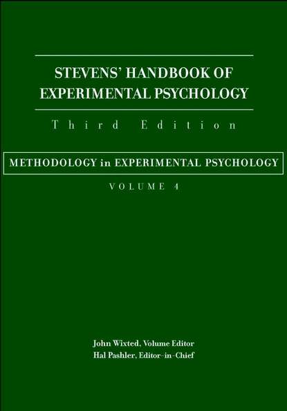 Stevens' Handbook of Experimental Psychology, Methodology in Experimental Psychology - Hal Pashler