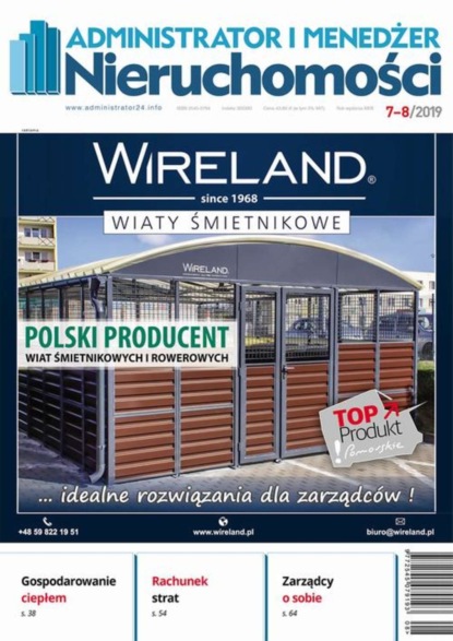 

Administrator i Menedżer Nieruchomości 7-8/2019
