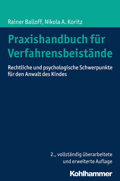 

Praxishandbuch für Verfahrensbeistände