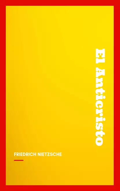 Обложка книги El Anticristo, Friedrich Nietzsche