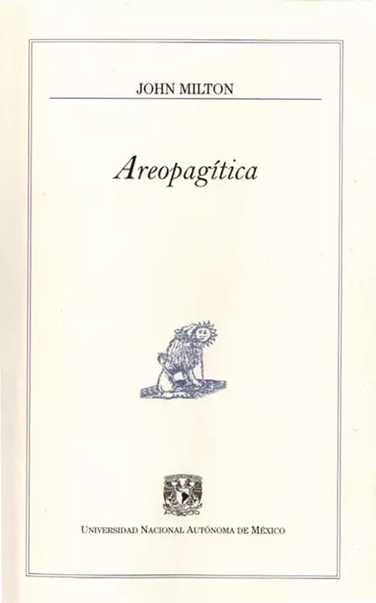 Обложка книги  Areopagítica, Джон Мильтон