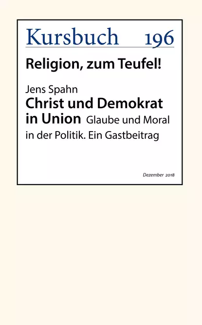 Обложка книги Christ und Demokrat in Union, Jens Spahn