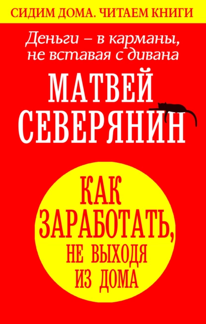 Обложка книги Деньги – в карманы, не вставая с дивана. Как заработать, не выходя из дома, Матвей Северянин