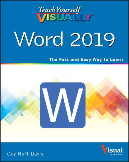 Обложка книги Teach Yourself VISUALLY Word 2019, Guy  Hart-Davis