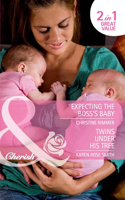 Обложка книги Expecting the Boss's Baby / Twins Under His Tree, Karen Rose Smith