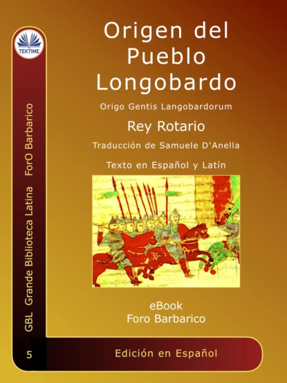 Обложка книги Origen Del Pueblo Longobardo, Rey Rotario