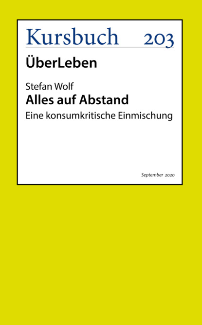 Alles auf Abstand (Stefan Wolf). 