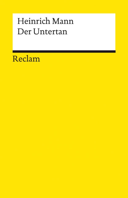 Обложка книги Der Untertan. Roman, Heinrich Mann