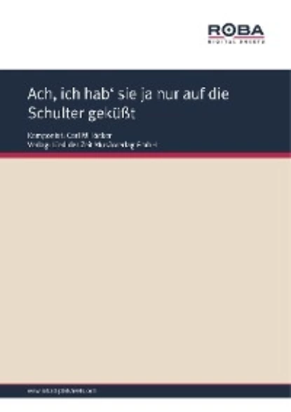 Обложка книги Ach, ich hab' sie ja nur auf die Schulter geküßt, F. Zell