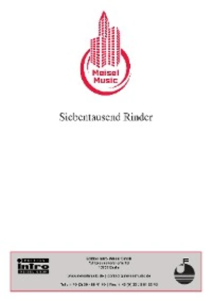 Обложка книги Siebentausend Rinder, Christian Bruhn