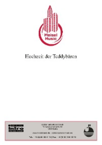 Обложка книги Hochzeit der Teddybären, Will Meisel