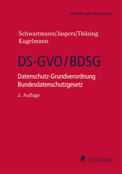 Обложка книги DS-GVO/BDSG, David  Klein