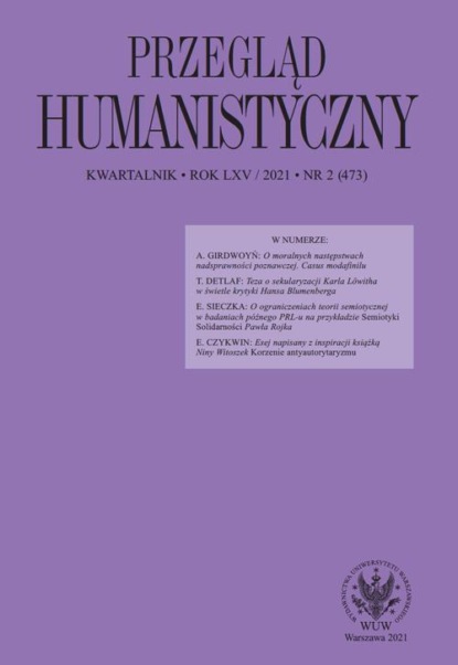 

Przegląd Humanistyczny 2021/2 (473)